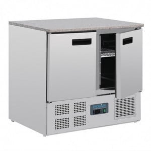 Ψυγείο με θετική θερμοκρασία με μάρμαρο εργασίας 240 L - Polar - Fourniresto