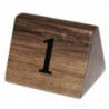 Αριθμοί τραπεζιών από ξύλο από 1 έως 10 - Ολυμπία - Fourniresto