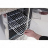 Refrigerated 3-Door Pizza Preparation Counter 368 L - Polar - Fourniresto