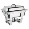 Chafing Dish Stainless Steel GN 1/2 3.7 L - Olympia - Fourniresto