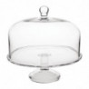 Glass Cake Display Stand Ø 305 mm - Olympia - Fourniresto