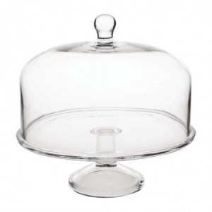 Cloche à Gâteau en Verre Ø 285 mm - Olympia - Fourniresto