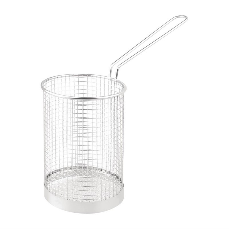 Stainless Steel Spaghetti Basket Ø 180 mm - Vogue - Fourniresto