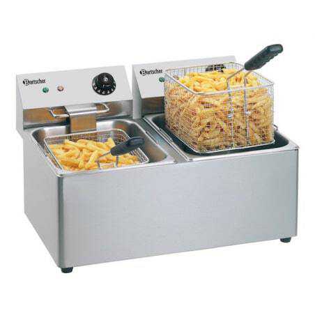 Επαγγελματική ηλεκτρική φριτέζα SNACK IV 2x8 L