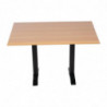 Rectangular Pre-Drilled Beech Table Top - Bolero - Fourniresto