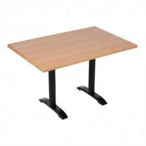 Rectangular Pre-Drilled Beech Table Top - Bolero - Fourniresto