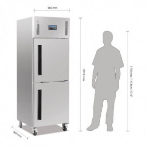 Positive Refrigerated Cabinet 2 Doors GN 2/1 Series G 600 L - Polar - Fourniresto