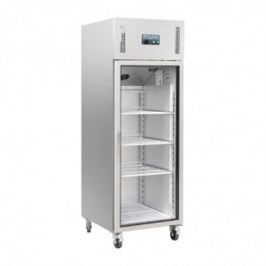 Ψυγείο επιδείξεως θετικής θερμοκρασίας μονό GN 2/1 σειρά G 600 L - Polar - Fourniresto