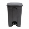 Black 45L Pedal Kitchen Bin - Jantex - Fourniresto