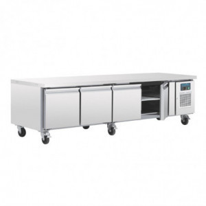 Positive refrigerated base GN 1/1 Series U 4 doors 420L - Polar - Fourniresto