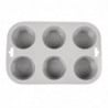 Flexible Silicone 6 Muffin Tray - Vogue - Fourniresto