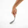 Spatule Ajourée Grise en Silicone Résistant à la Chaleur 295mm - Vogue - Fourniresto