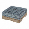 Casier à Verres 36 Compartiments Camrack Beige Hauteur Max 174mm - Cambro - Fourniresto