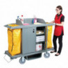 Cleaning Cart with Polypropylene Doors - Jantex