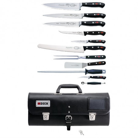 Set of 11 Premier Plus Knives with Case - Dick