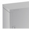 Vogue 1200mm Stainless Steel Wall Cupboard - Optimized Hygiene and Space