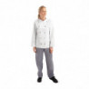 Σακάκι Κουζίνας Unisex Chicago Μακρυμάνικο Λευκό Μέγεθος L - Whites Chefs Clothing - Fourniresto
