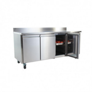 Refrigerated Table with Backsplash 3 Doors - 417 L - Polar - Fourniresto