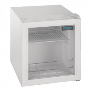 White Counter Top Positive Refrigerated Display Case C Series - 46L - Polar - Fourniresto