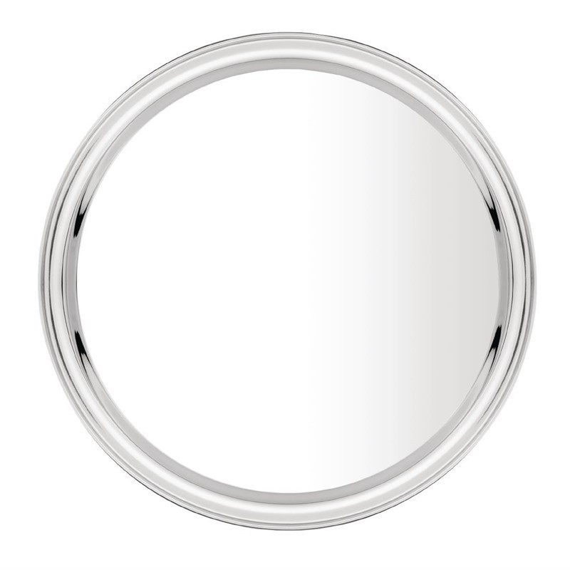 Round Stainless Steel Serving Tray Ø 405mm - Olympia - Fourniresto