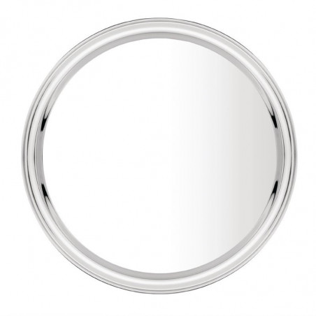 Round Stainless Steel Serving Tray Ø 405mm - Olympia - Fourniresto