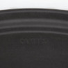 Oval Fiberglass Non-Slip Camtread Black Service Tray - Cambro - Fourniresto