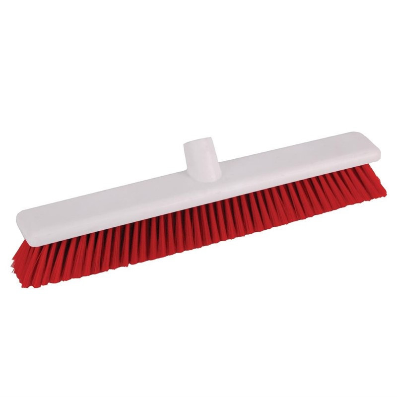 Soft Broom 457mm Red - Jantex - Fourniresto