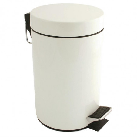 White Pedal Bin - 3L - Bolero