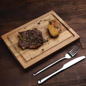 Petite Planche À Steak En Bois D'Acacia  - Olympia - Fourniresto