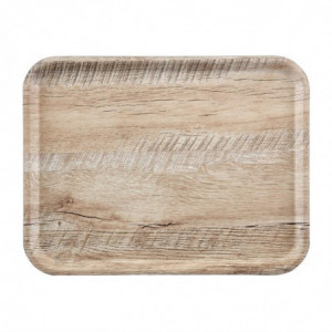 Laminate Surface Grained Madeira Light Oak Tray 460 mm - Cambro - Fourniresto