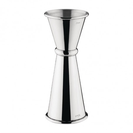 Conical Stainless Steel Bar Measure 25 and 50 ml - Olympia - Fourniresto