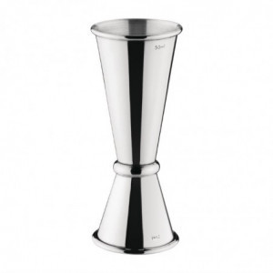Conical Stainless Steel Bar Measure 25 and 50 ml - Olympia - Fourniresto