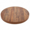 Στρογγυλό τραπέζι με εφέ ξύλου σε γερανική επιφάνεια - 600mm - Bolero