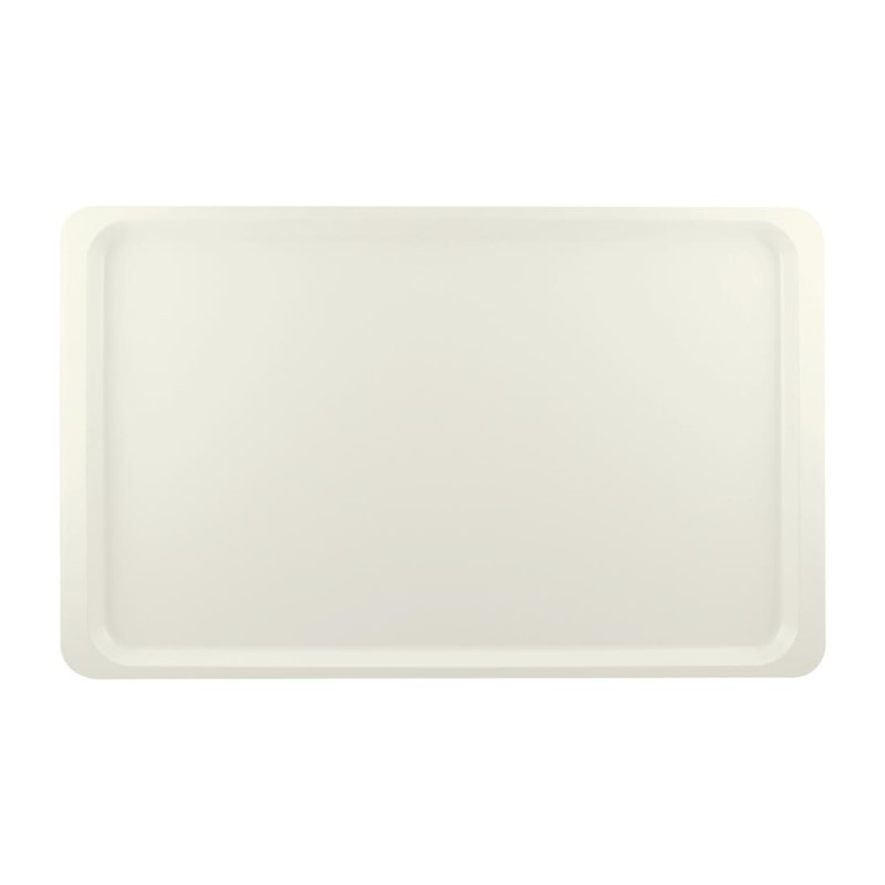 Service tray in polyester GN1/1 530x325mm Pearl White - Roltex - Fourniresto