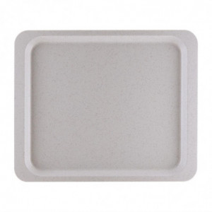 Plateau de service en polyester GN1/2 325x265mm Gris moucheté - Roltex - Fourniresto