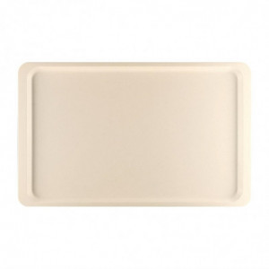 Plateau de Service en Polyester GN1/1 530x325mm Beige - Roltex - Fourniresto