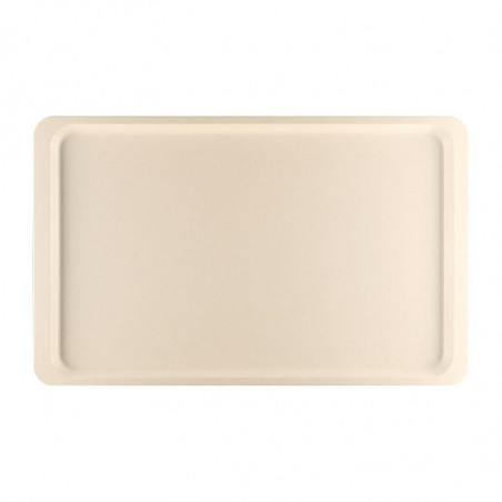 Polyester GN1/2 325x265mm Beige Service Tray - Roltex - Fourniresto