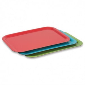Trapezoidal Polyester Service Tray GN 500x325mm Green - Roltex - Fourniresto