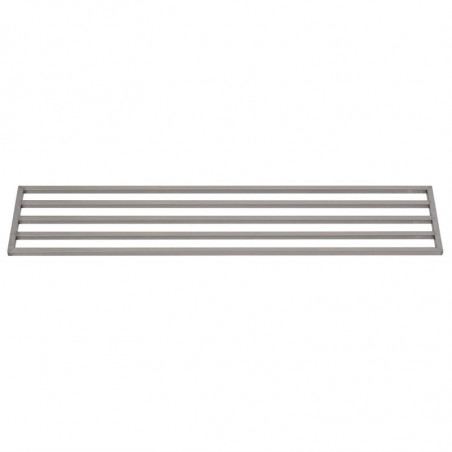 Perforated Stainless Steel Wall Shelf - W 1200 x D 400mm - Gastro M