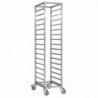 Stainless Steel GN 1/1-18 Levels Sliding Trolley - Gastro M