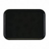 Rectangular Non-Slip Fiberglass EpicTread Black Tray 350mm - Cambro - Fourniresto