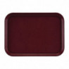 Plateau Rectangulaire Antidérapant en Fibre de Verre EpicTread Bordeaux 350mm - Cambro - Fourniresto