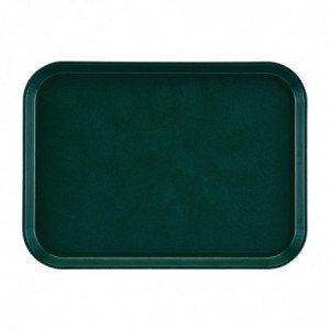 Ορθογώνιο αντιολισθητικό πλατώ από γυαλί με ίνες EpicTread Πράσινο 415mm - Cambro - Fourniresto