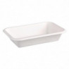 Compostable Bagasse Trays - L 215 mm - Pack of 50 - Fiesta Green