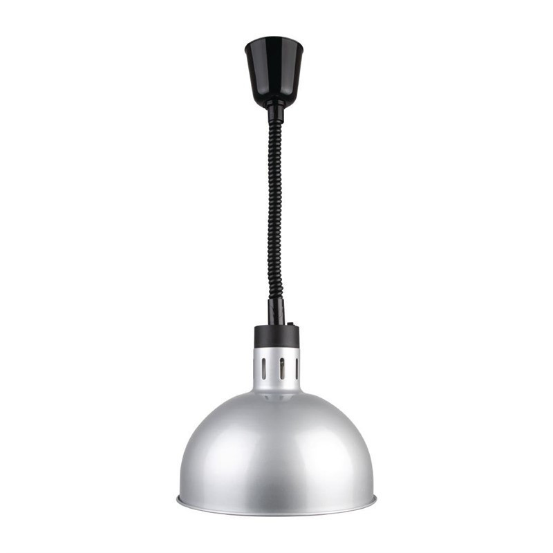 Retractable Dome Brushed Metal Heating Lamp - Buffalo