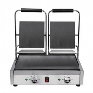 Double Smooth Bistro Contact Grill 230V - Buffalo