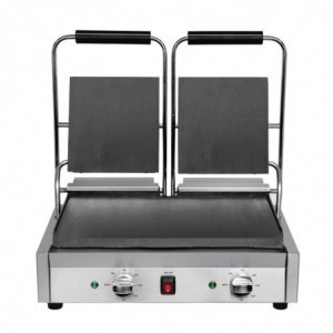 Grill De Contact Double Bistro Λείο/Λείο 230V - Buffalo