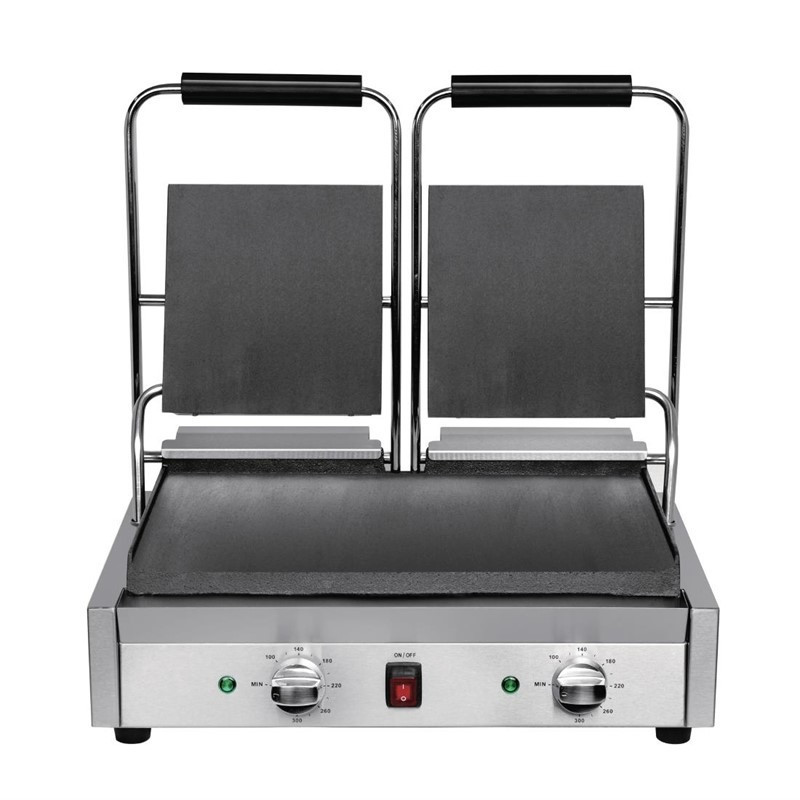 Grill De Contact Double Bistro Lisse/Lisse 230V - Buffalo