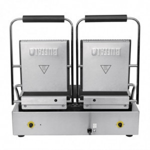 Grill De Contact Double Bistro Λείο/Λείο 230V - Buffalo