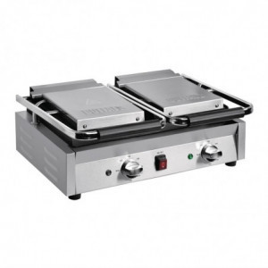 Grill De Contact Double Bistro Λείο/Λείο 230V - Buffalo